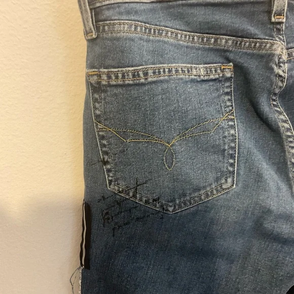 COPY - Lauren Ralph Lauren Women’s. Patchwork Denim Jeans. SZ 4 Preowned - Picture 6 of 7